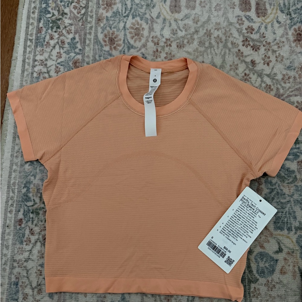 Lululemon swiftly tech cropped short sleeve
